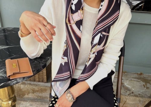 💕 루* 빅로고 모노그램 스카프