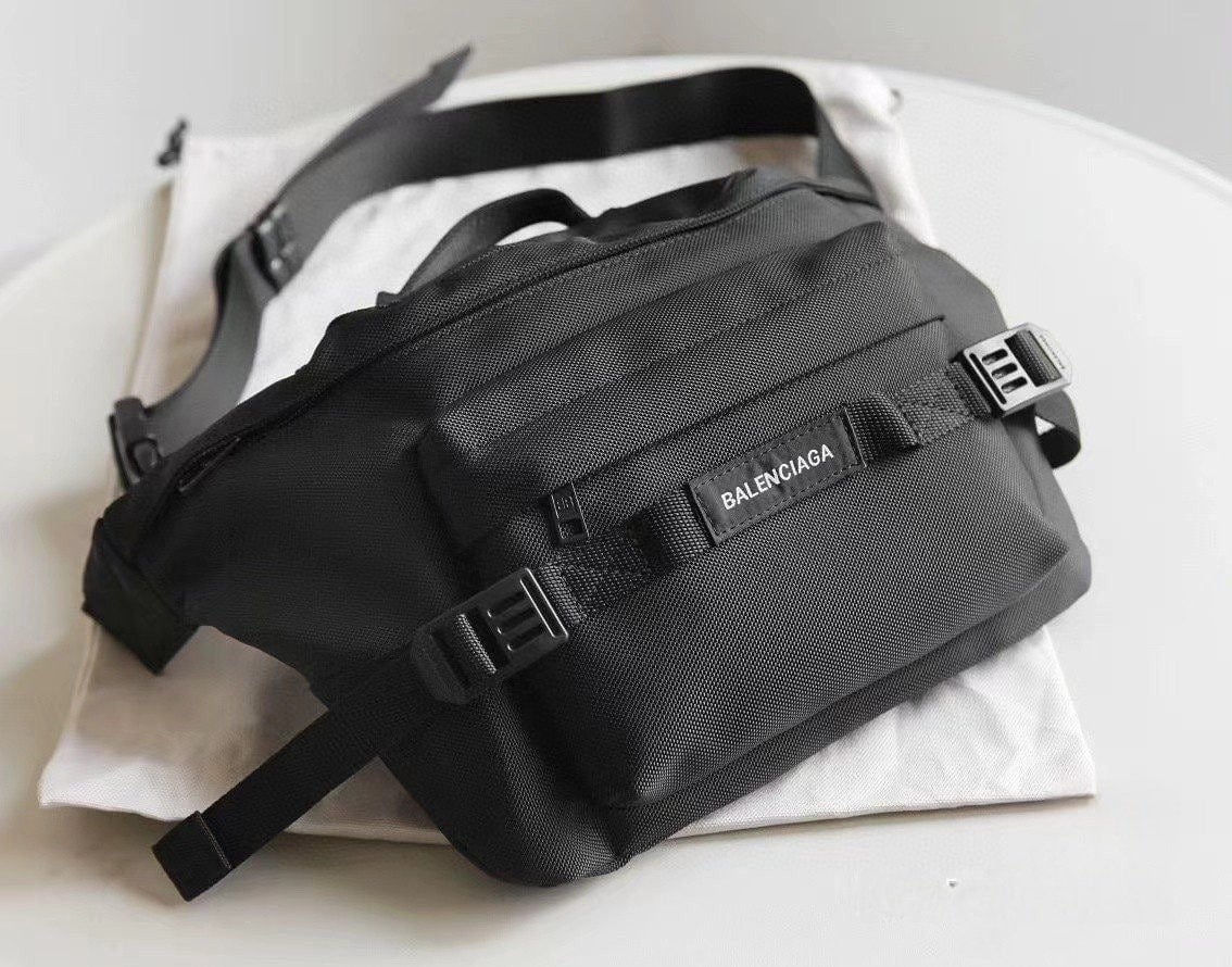 💕 발**** 남성 아* 라지 벨트백 블랙