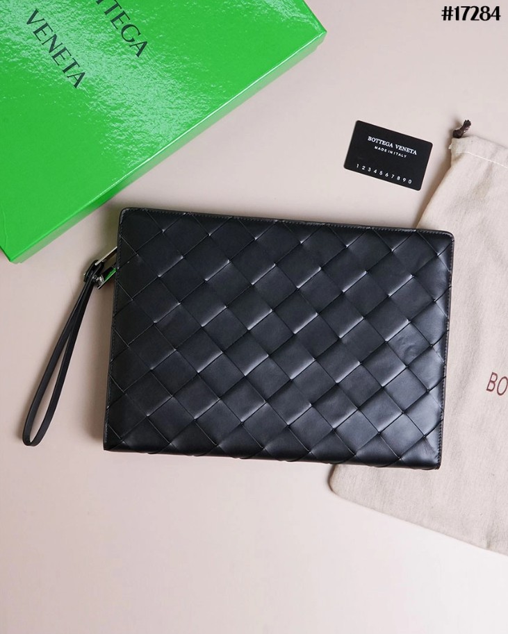 🔆 [Bottega Veneta] 보테가베네타 위빙 인트레치아토 레더 클러치 백 🔆