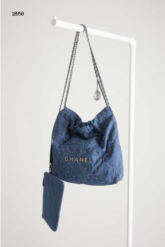 🔆 [CHANEL] 샤넬 22 워시드 데님 백 스몰 🔆