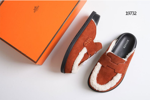 🔆 [HERMES] 에르메스 스웨이드 고(GO) 뮬 슬리퍼 🔆