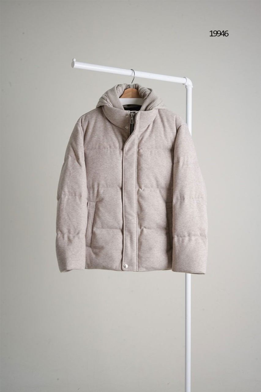 🔆 [LORO PIANA] 로로피아나 캐시미어 구스다운 후드탈부착 패딩자켓🔆