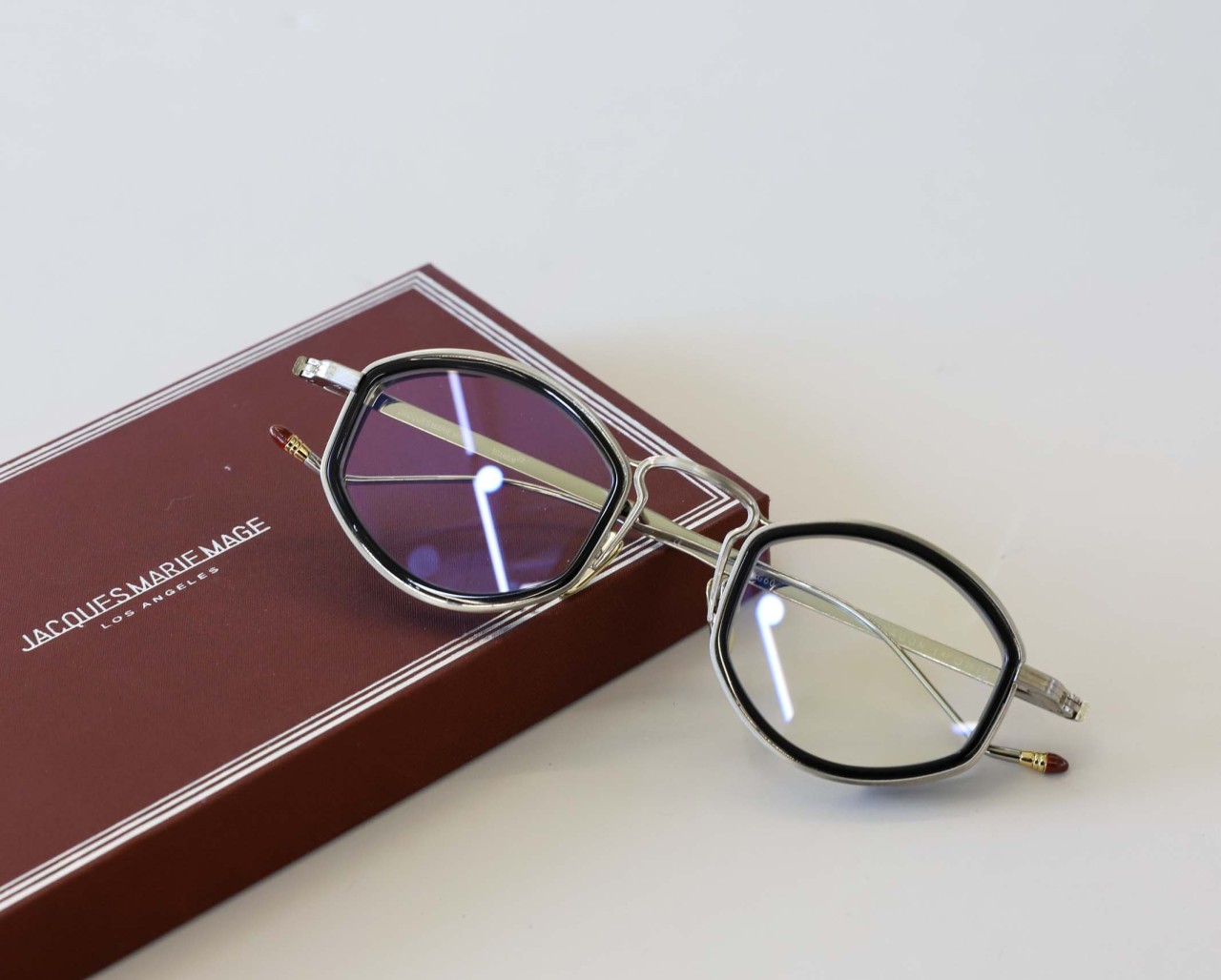 #자크마리마지 [ J*cques Marie Mage ] 수입 자크 투브릿지 티타늄 안경 입고💢 #안경 #잡화