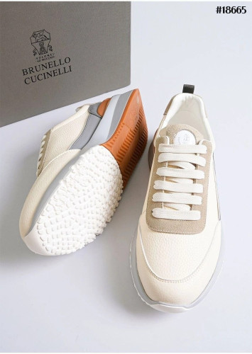 🔆 [BRUNELLO CUCINELLI] 브루넬로 쿠치넬리 프레셔스 테크노 로우탑 스니커즈 🔆