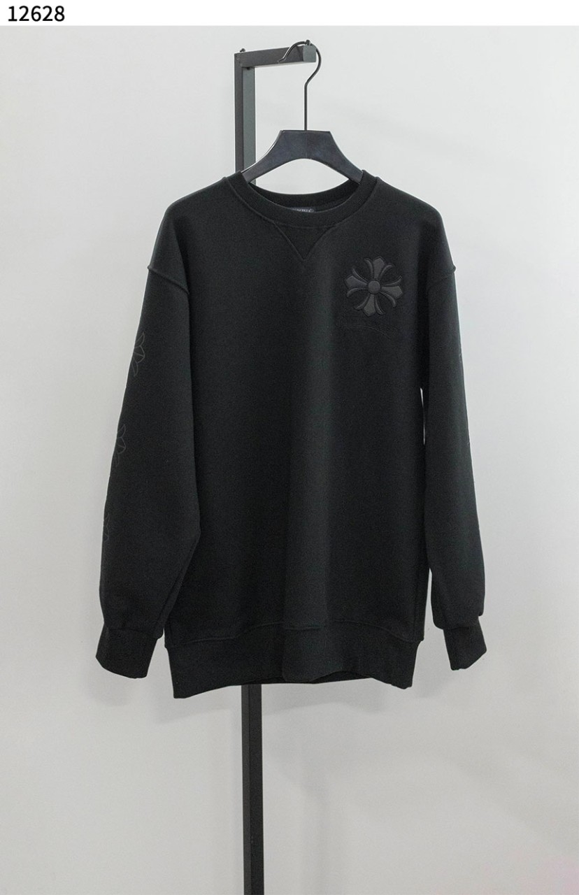 #크롬하츠 [Chrome Hearts] 크로스 로고 라운드 맨투맨 티셔츠 신상입고💢 #상의 #티셔츠 #12628