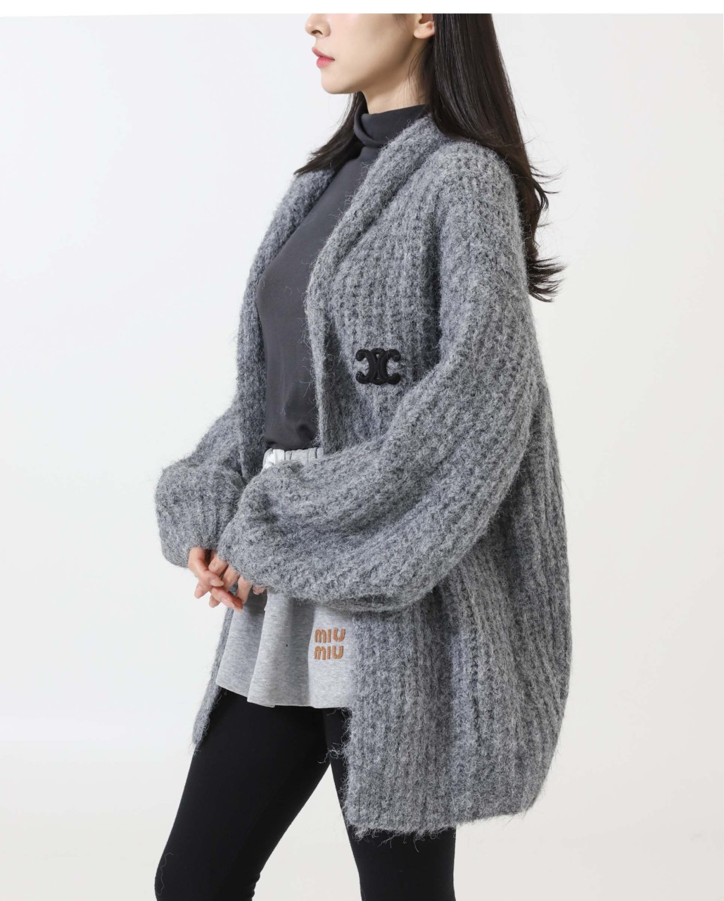 #셀린느 [ C*LINE ] 수입 트리오페 후드 니트 가디건 입고💢 #여성상의 #니트가디건