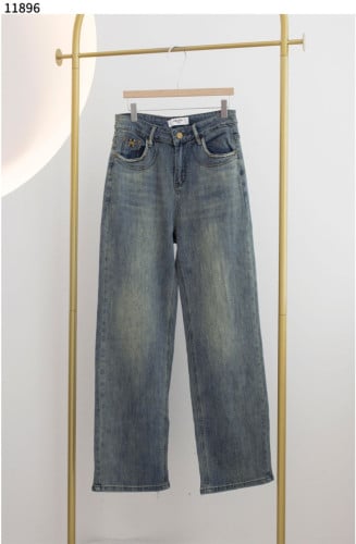 #셀린느 [CELINE] 여성 중청 트리옹프 로고 포인트 데님 신상입고💢 #하의 #팬츠 #11896