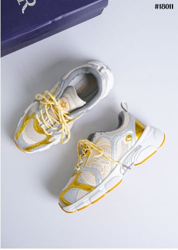 🔆 [DIOR] 크리스찬 디올 Chrono 크로노 매쉬 라미네이티드 레더 스니커즈 🔆