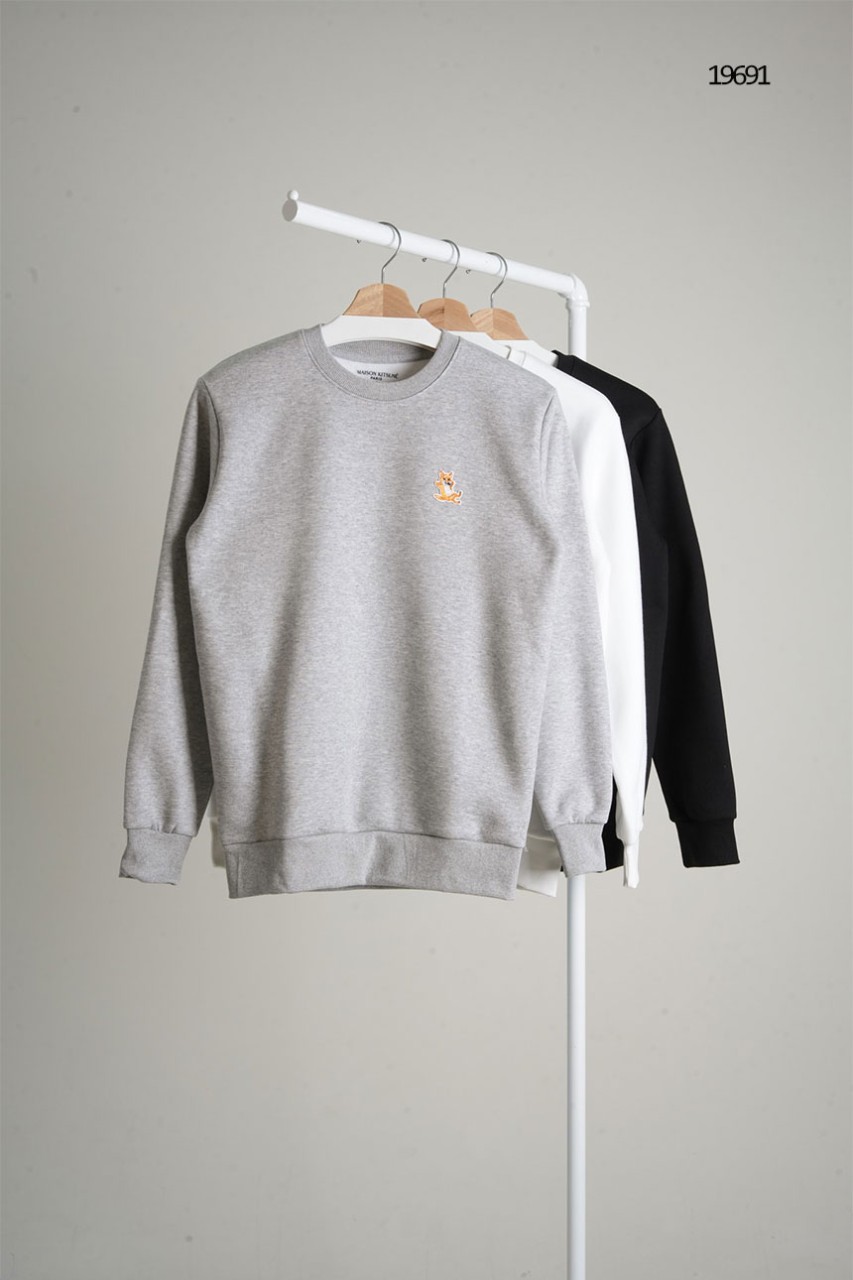 🔆 [MAISON KITSUNE] 메종키츠네 칠랙스 기모 맨투맨 🔆