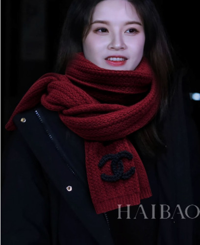 샤넬 로고 머플러(3color)