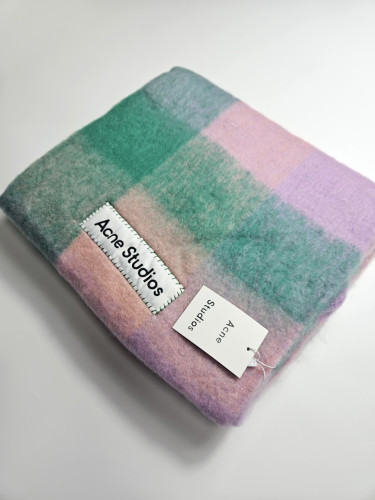 아크네 체크 머플러