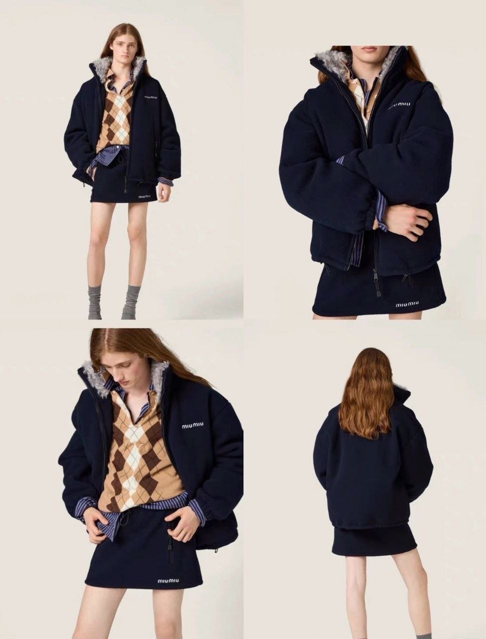 💕 미*** 26 플리스 다운 자켓 - 수입