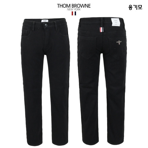 💕 톰* 융기모 블랙진 히든밴딩 슬림팬츠