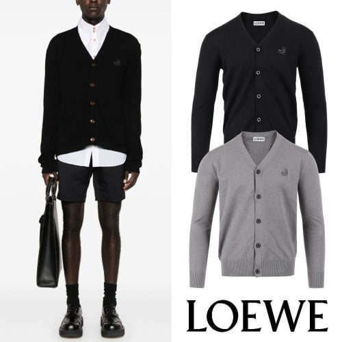 💕 로** 신상 아나그램 자수 울 가디건