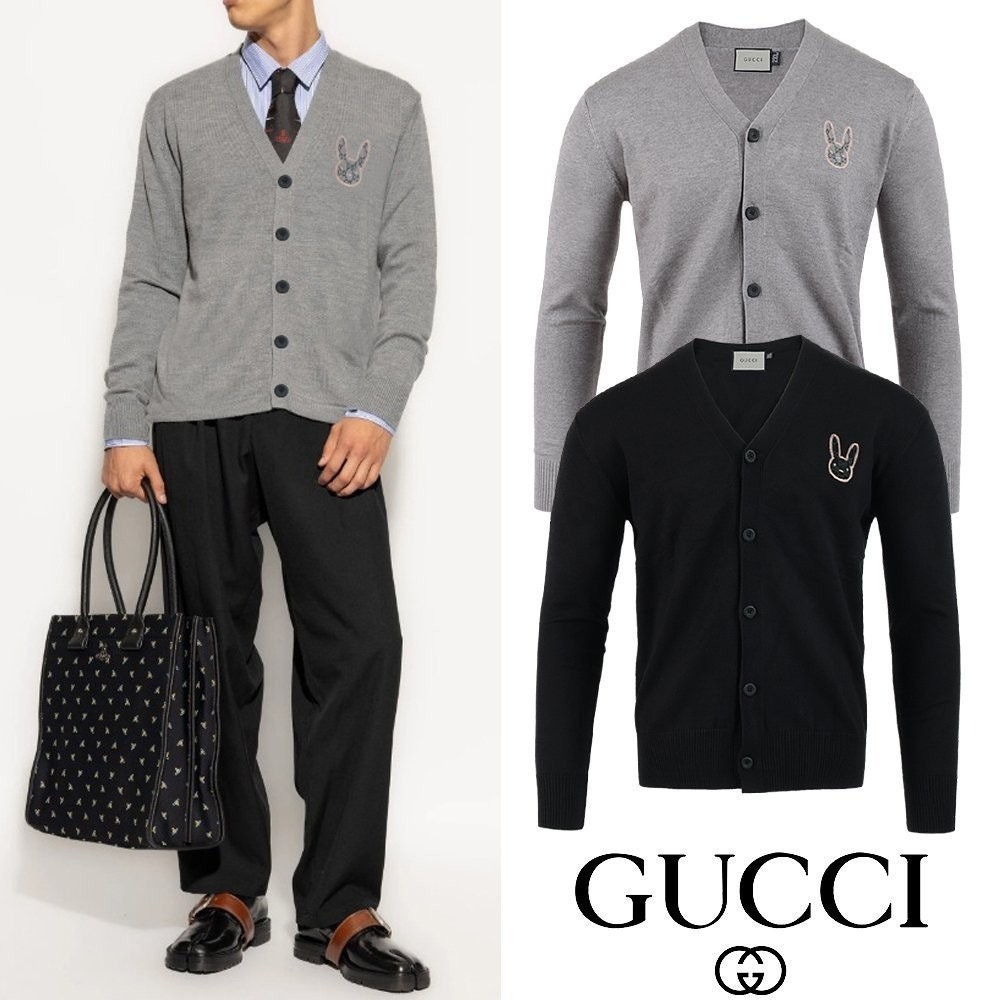 💕 구* 래빗 자수 울 가디건 ☆여성사이즈 추가