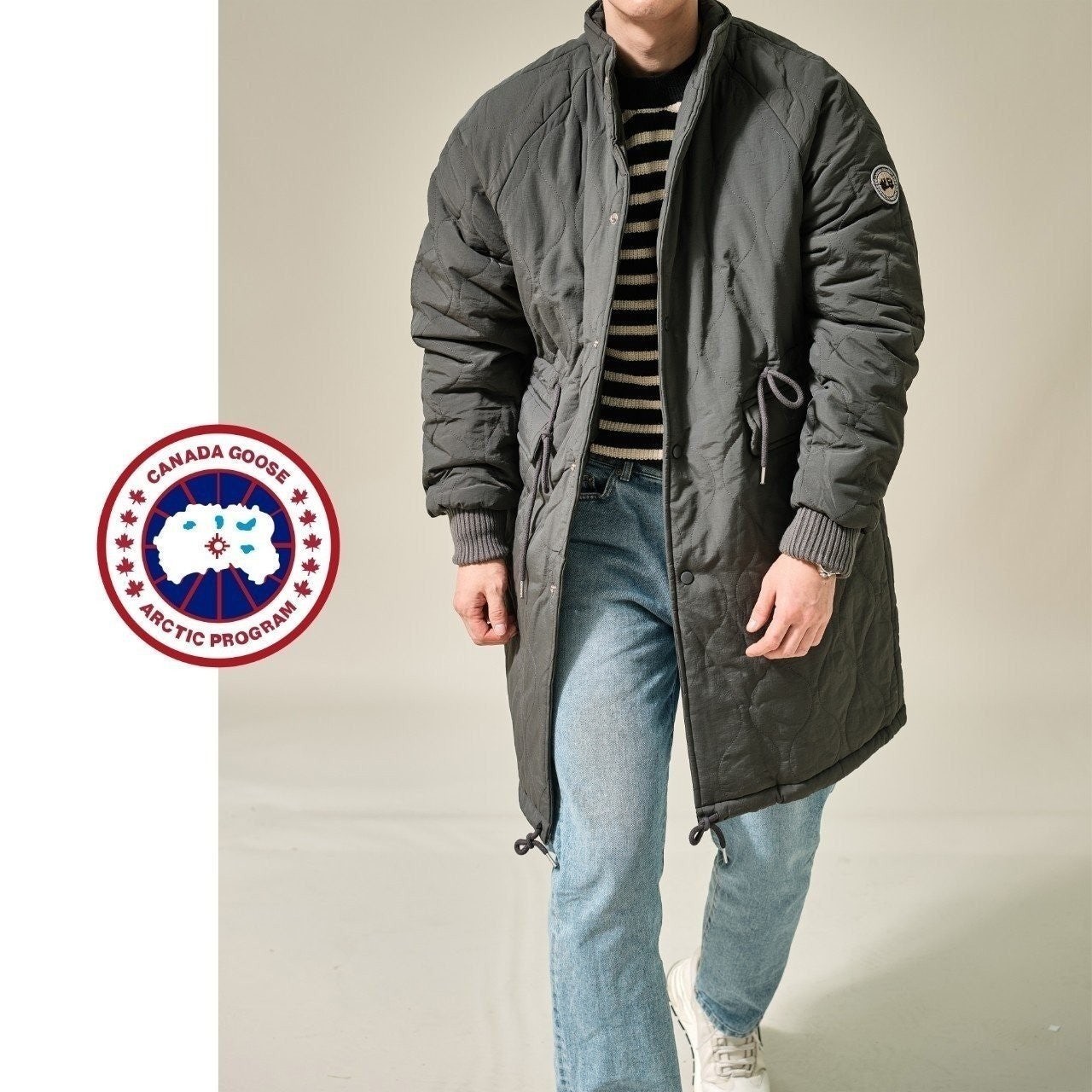 💕 캐* 퀄팅 누빔 롱패딩