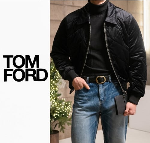 💕 톰** 퀄팅 벨벳 패딩자켓