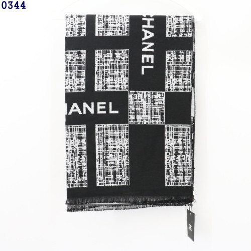 👹샤넬 로고 실크 캐시미어 양면 머플러👹