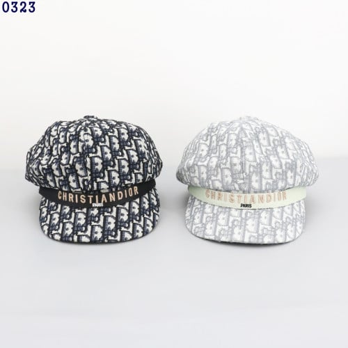 👹디올 오블리크 자수 보이캡 모자👹