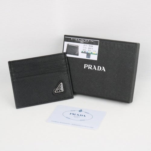 👹프라다 3658 사피아노 삼각로고 카드지갑👹