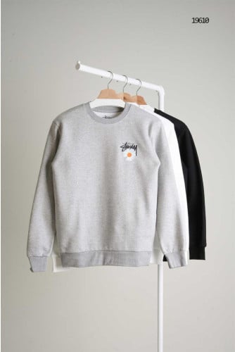 🔆 [STUSSY] 스투시 플라워 기모 맨투맨 🔆