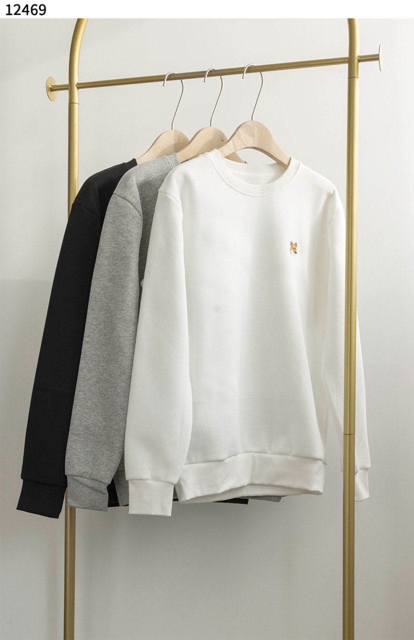 #메종키츠네 [Maison Kitsuné] 폭스헤드 롱 슬리브 기모 1+1 티셔츠 신상입고💢 #상의 #티셔츠 #12469