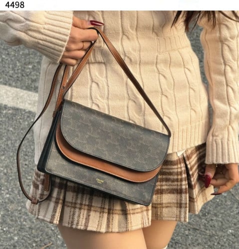 #셀린느 [CELINE] 수입프리미엄급 셀린느 트리옹프 캔버스 스트랩 지갑 신상 입고💢 #태그 #가방 #4498