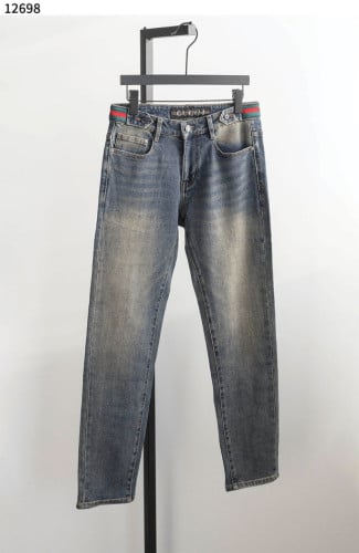 #구찌 [GUCCI] 삼색라벨 워싱 데님 진 신상입고💢 #하의 #팬츠 #12698