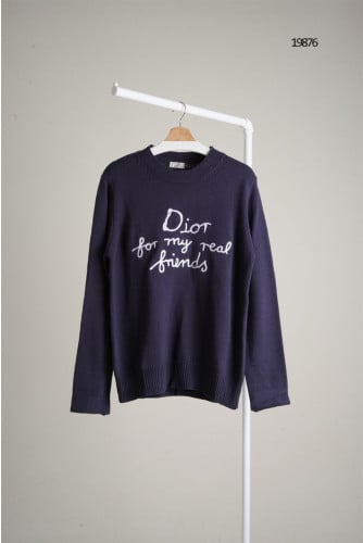 🔆 [DIOR] 크리스찬 디올 레터링 자수 니트 스웨터 🔆