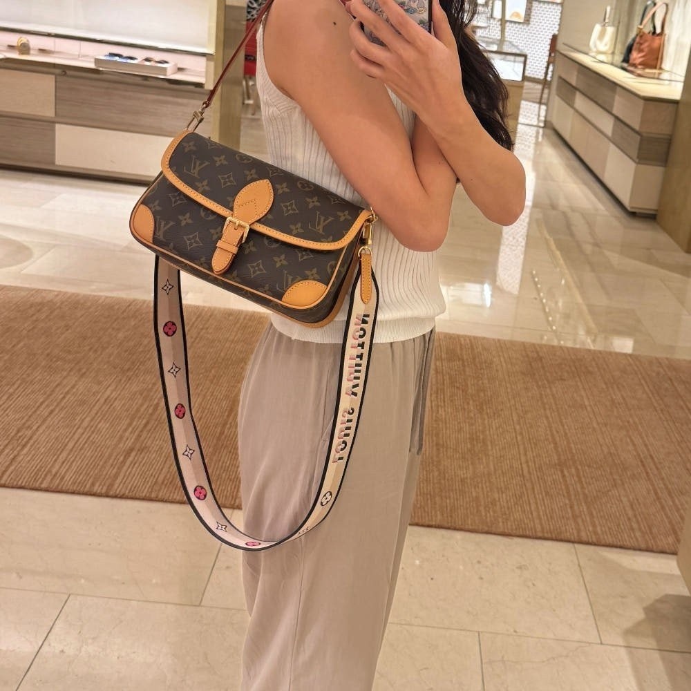 💕 루* 고급 다이앤 모노그램 숄더 백