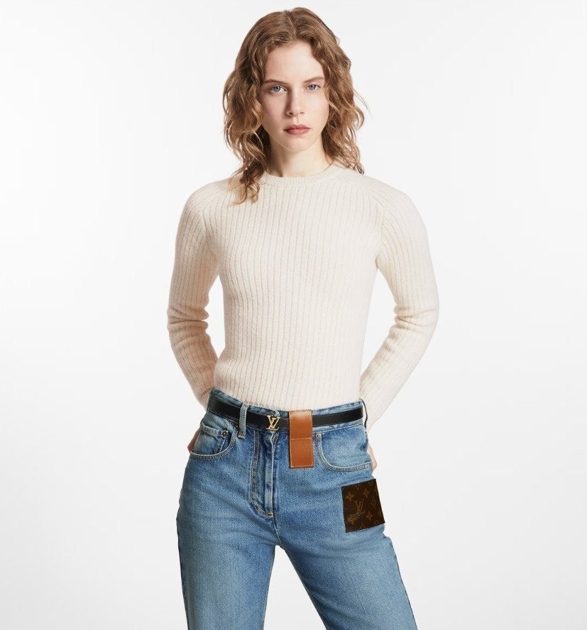 💕 루* 아이코닉 리버시블 벨트 모노그램