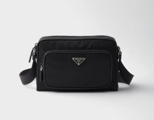 💕 프** 리나일론 및 사피아노 가죽 숄더 백