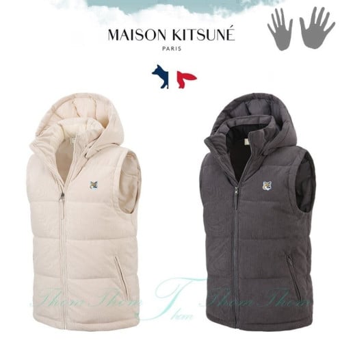 💕 메* 키츠네 뉴코듀로이 패딩 베스트