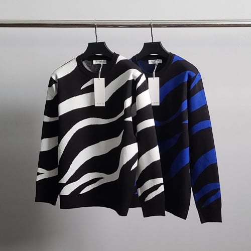 💕 발*** 지브라 라운드 니트