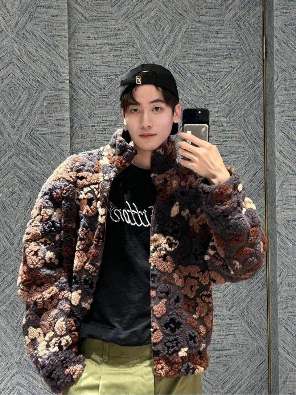 💕 루* x 니고 리버서블 플리스 블루종