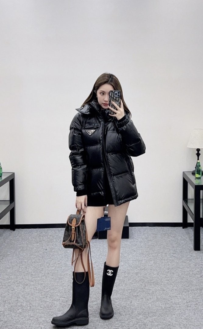 💕 프** 남여공용 삼각로고패딩