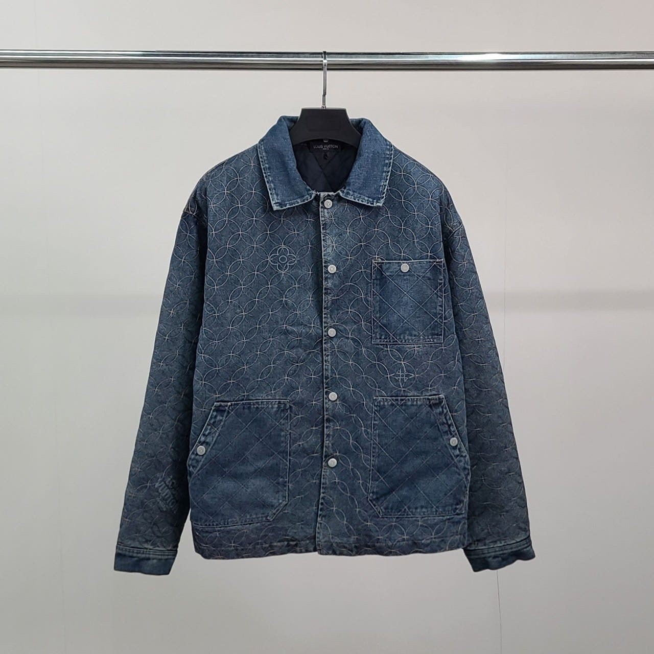 💕 루* 퀄팅 데님 누빔 자켓