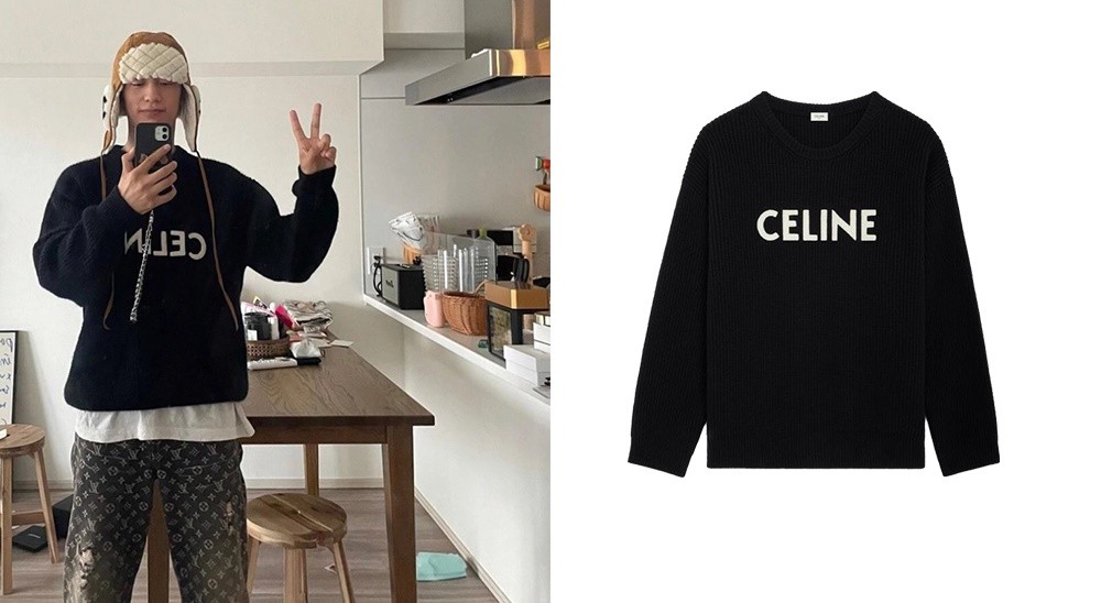 재입고!! 셀*느 리브드 오버사이즈 스웨터(블랙)