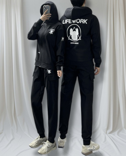 <라이프 스판합포 후드 집업 세트>