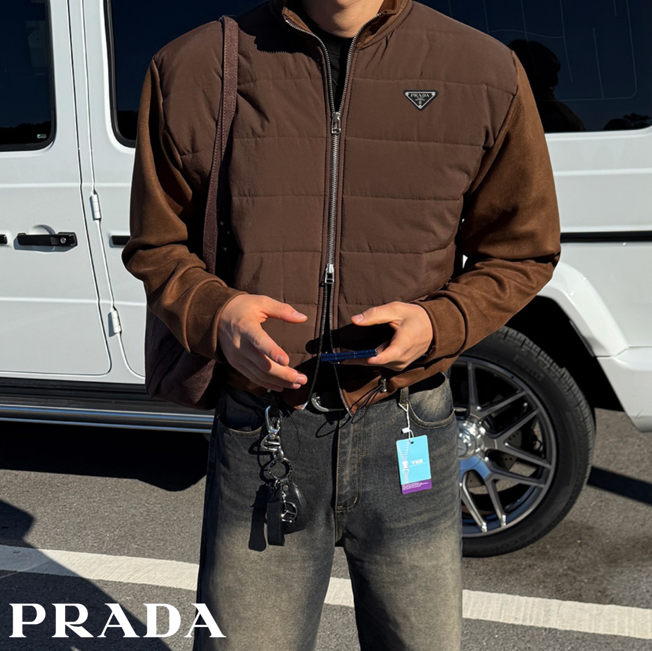 PRD 스웨이드 패딩자켓