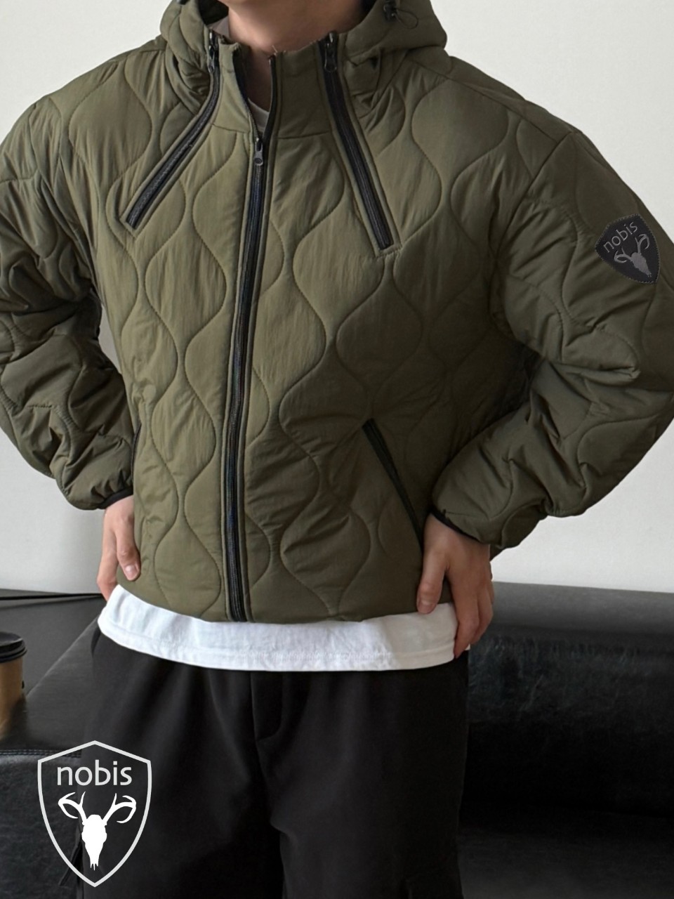 NB 립스탑 경량패딩