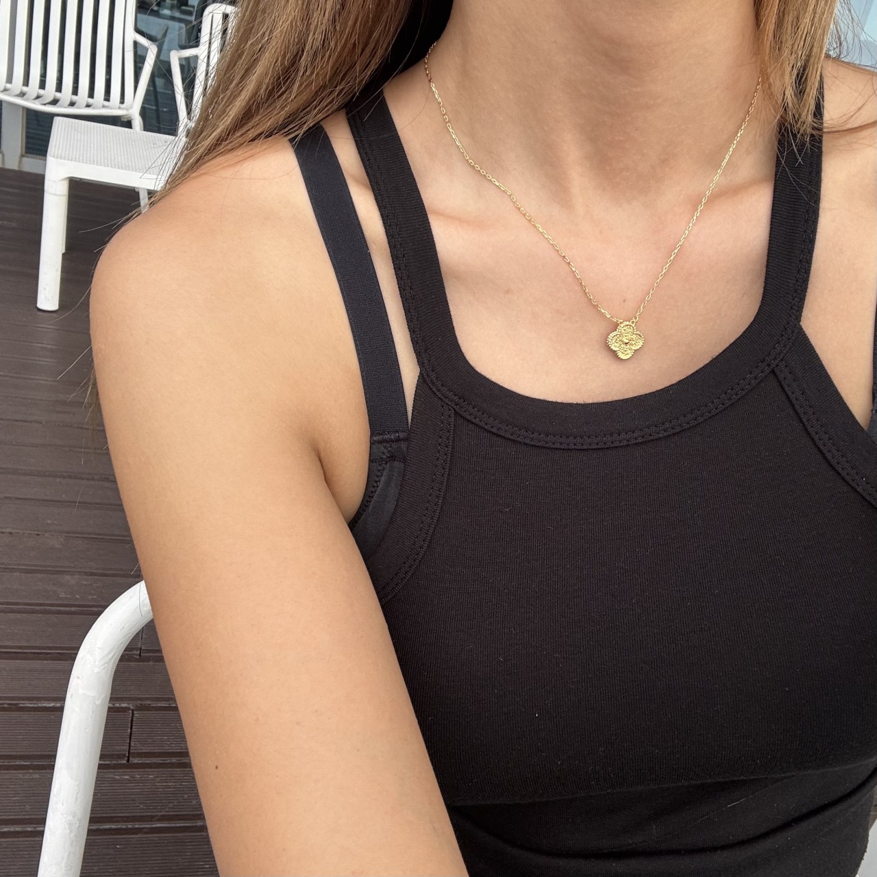 #N #반클리프 알함브라 목걸이