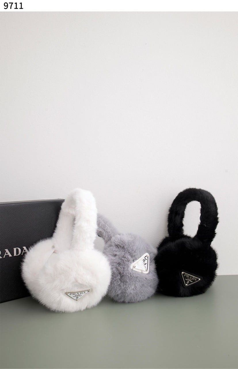 #프라다 [PRADA] 수입고급 프라다 이어머프 퍼 귀마개 신상입고💢 #귀마개 #9711