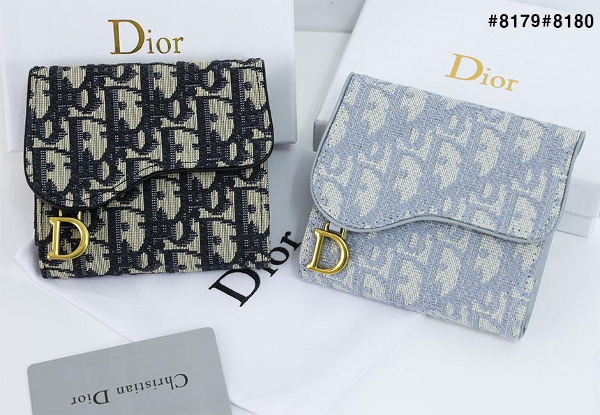 🍀 [DIOR] 크리스찬 디올 수입고급 새들 로터스 반지갑 🍀