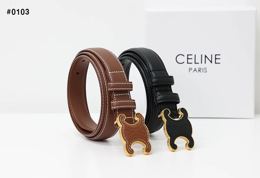 🍀 [CELINE] 셀린느 퀴르 트리옹프 미디엄 벨트 🍀