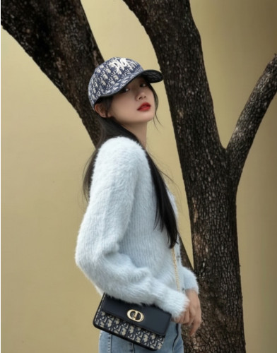 디V 오블리크 자가드 볼캡 수입