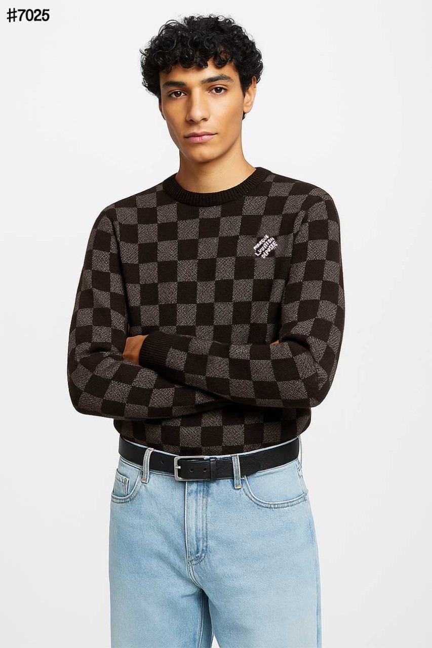 🍀 [LOUIS VUITTON] 루이비통 엠벨리시드 울 다미에 니트 풀오버 🍀