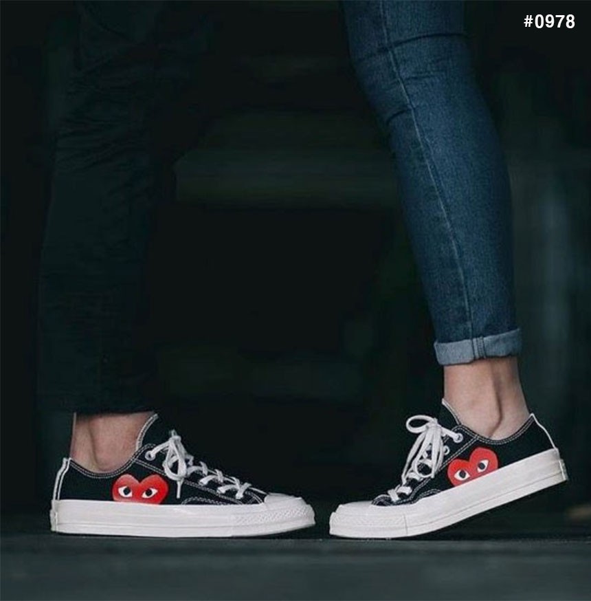 🍀 [Comme des Garcons] 꼼데가르송 컨버스 척 테일러 70 로우 정로스 스니커즈 🍀