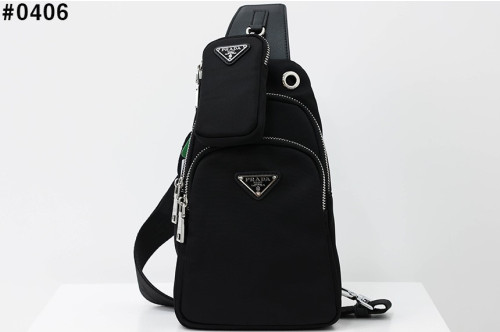 🍀 [PRADA] 프라다 삼각로고 리나일론 슬링백 🍀