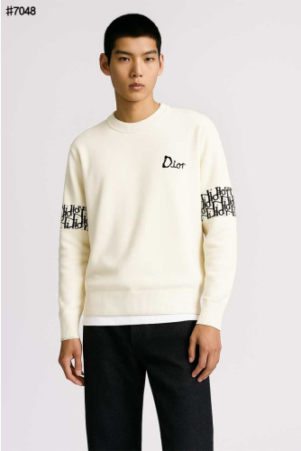 🍀 [DIOR] 크리스찬 디올 오블리크 자카드 밴드 울 블렌드 니트 풀오버 🍀